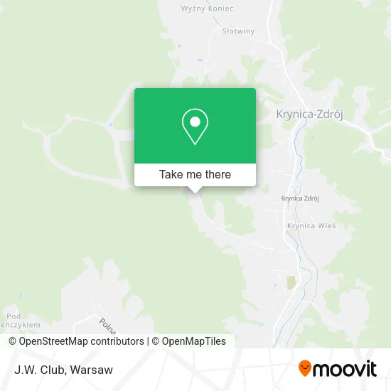 J.W. Club map