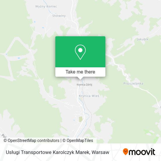 Usługi Transportowe Karolczyk Marek map