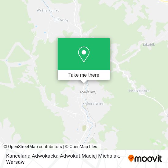 Kancelaria Adwokacka Adwokat Maciej Michalak map