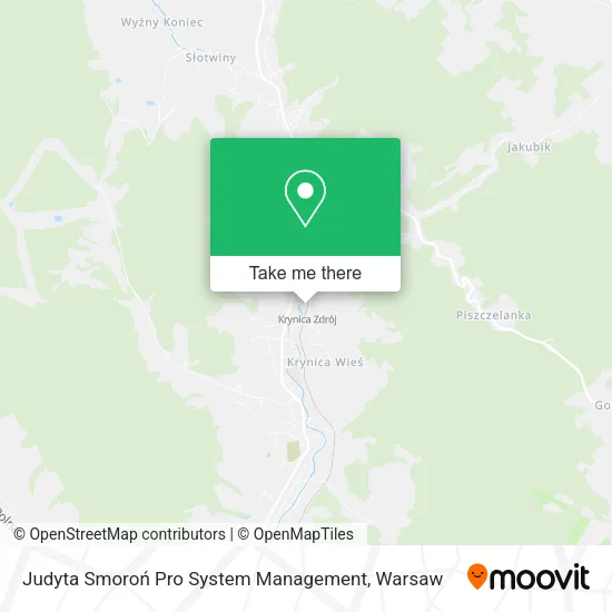 Карта Judyta Smoroń Pro System Management