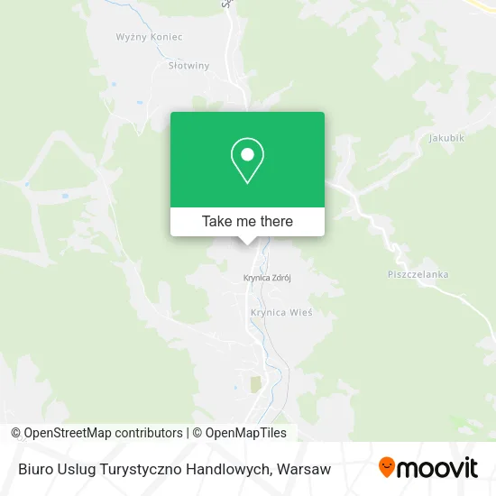 Карта Biuro Uslug Turystyczno Handlowych