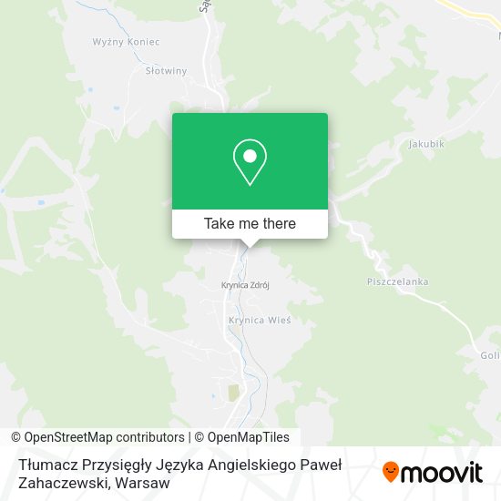 Tłumacz Przysięgły Języka Angielskiego Paweł Zahaczewski map