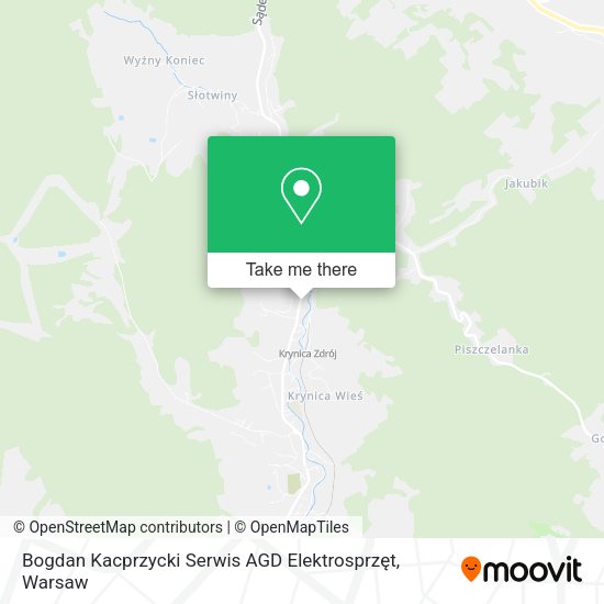 Bogdan Kacprzycki Serwis AGD Elektrosprzęt map