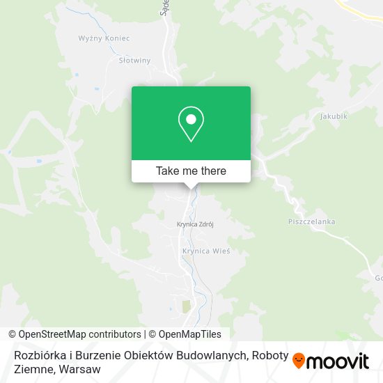 Rozbiórka i Burzenie Obiektów Budowlanych, Roboty Ziemne map