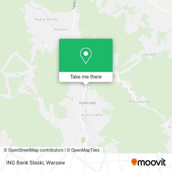 ING Bank Slaski map