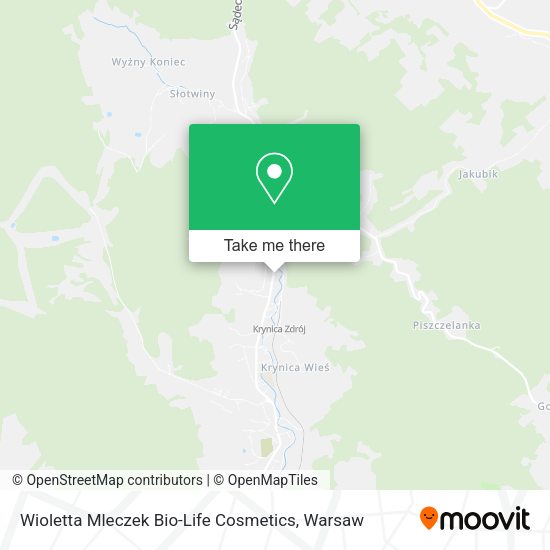 Wioletta Mleczek Bio-Life Cosmetics map