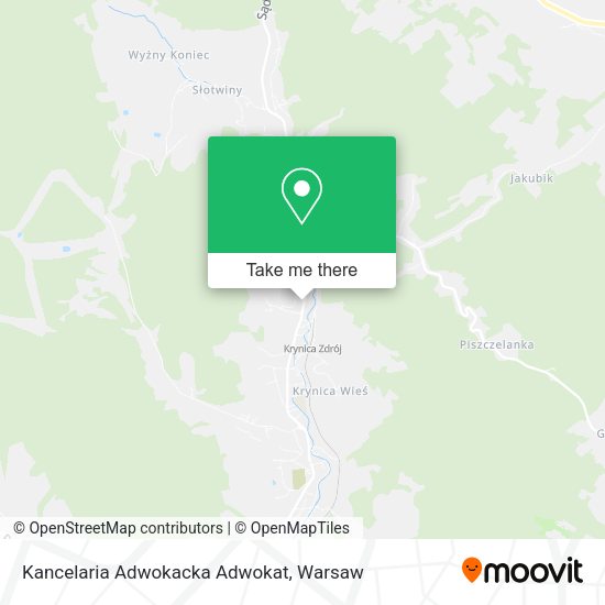 Kancelaria Adwokacka Adwokat map