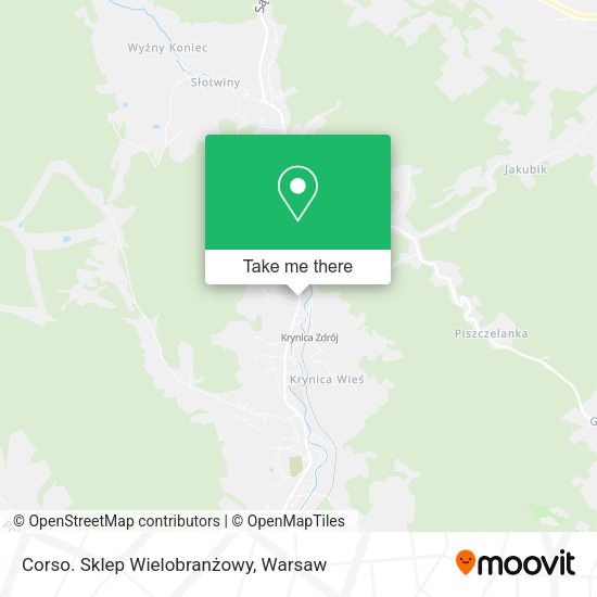 Corso. Sklep Wielobranżowy map