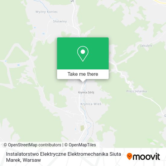 Instalatorstwo Elektryczne Elektromechanika Siuta Marek map