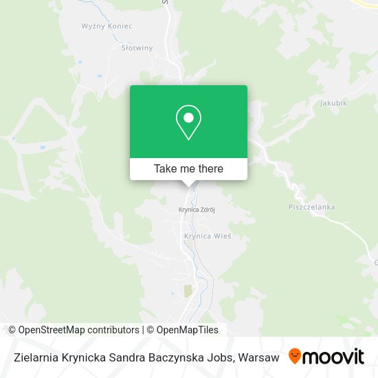 Zielarnia Krynicka Sandra Baczynska Jobs map