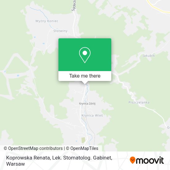 Koprowska Renata, Lek. Stomatolog. Gabinet map