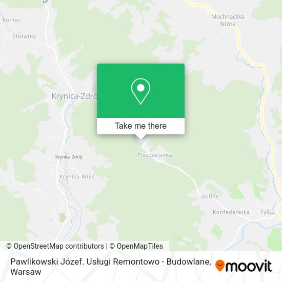 Pawlikowski Józef. Usługi Remontowo - Budowlane map