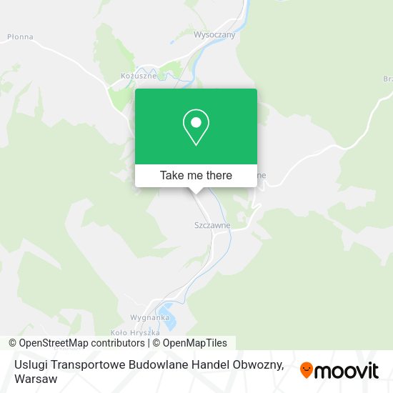 Uslugi Transportowe Budowlane Handel Obwozny map