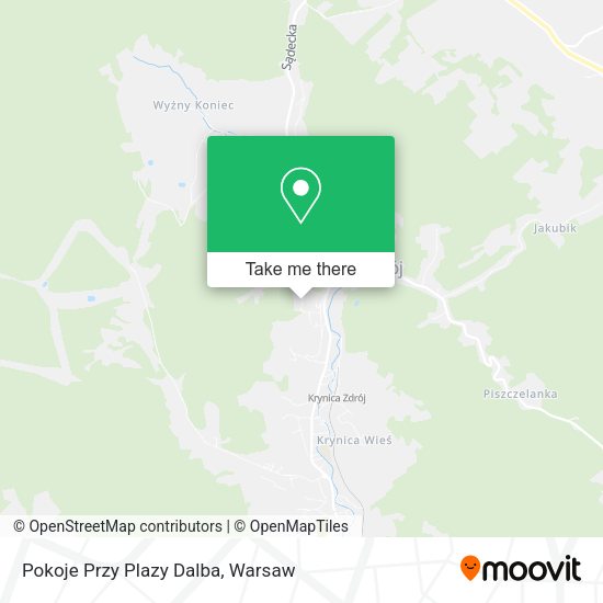 Pokoje Przy Plazy Dalba map