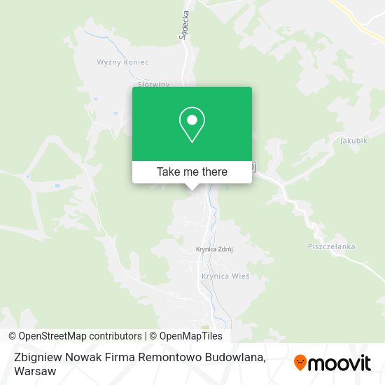 Zbigniew Nowak Firma Remontowo Budowlana map