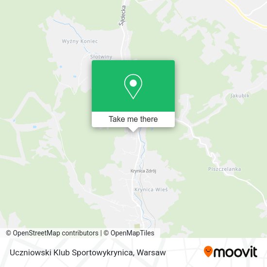 Uczniowski Klub Sportowykrynica map