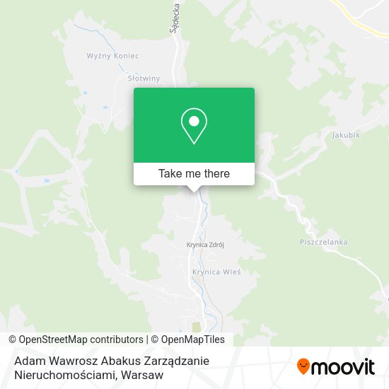 Adam Wawrosz Abakus Zarządzanie Nieruchomościami map