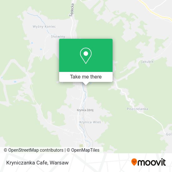 Kryniczanka Cafe map