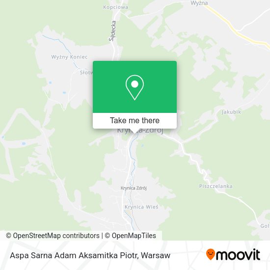 Aspa Sarna Adam Aksamitka Piotr map