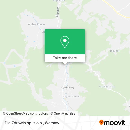 Dla Zdrowia sp. z o.o. map