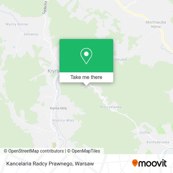 Kancelaria Radcy Prawnego map