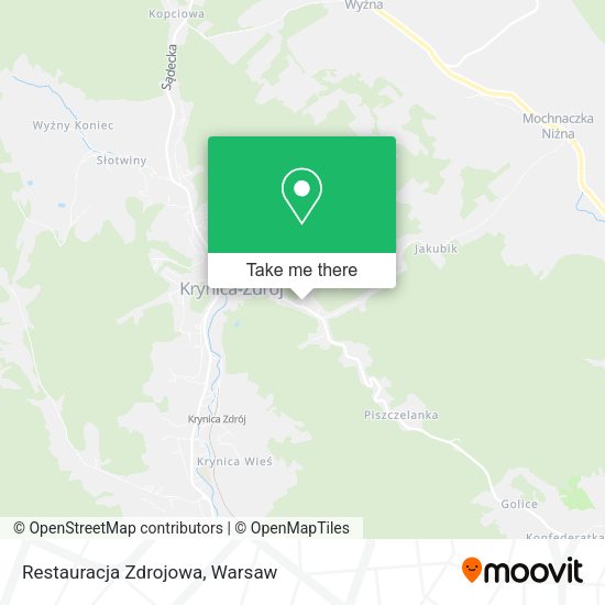 Restauracja Zdrojowa map