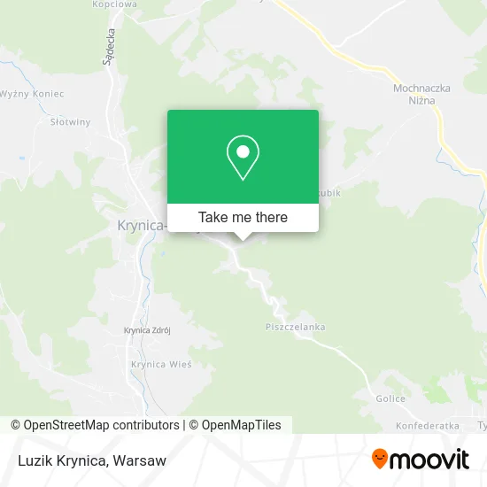 Карта Luzik Krynica