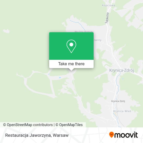 Restauracja Jaworzyna map