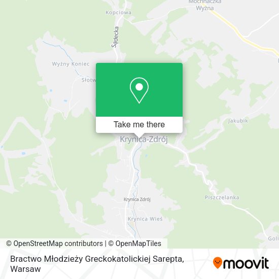 Bractwo Młodzieży Greckokatolickiej Sarepta map