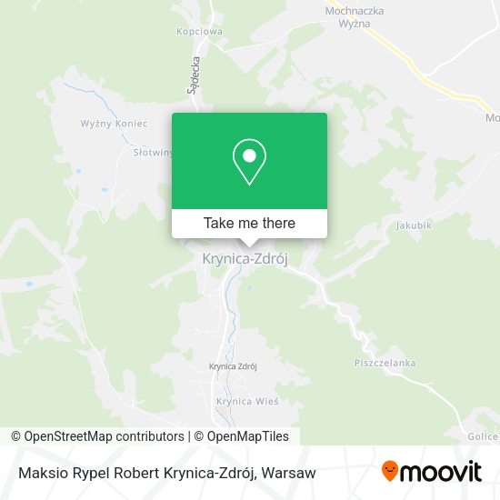 Maksio Rypel Robert Krynica-Zdrój map