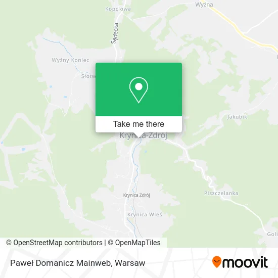 Карта Paweł Domanicz Mainweb