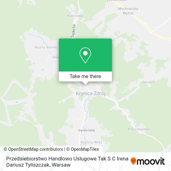 Przedsiebiorstwo Handlowo Uslugowe Tak S C Irena Dariusz Tyliszczak map