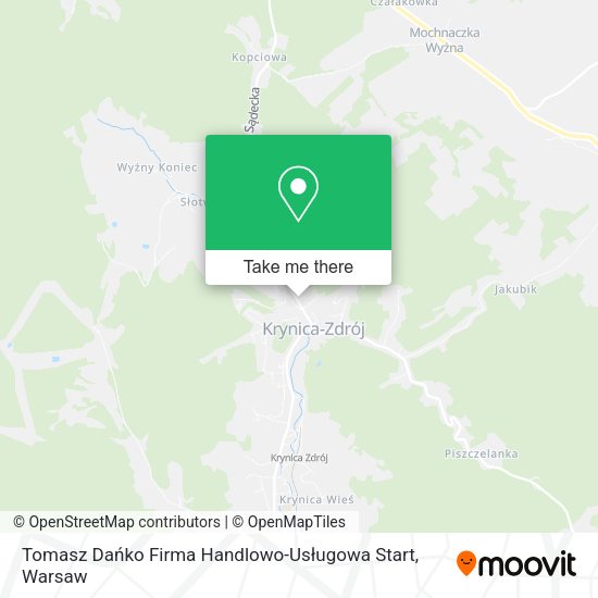 Tomasz Dańko Firma Handlowo-Usługowa Start map