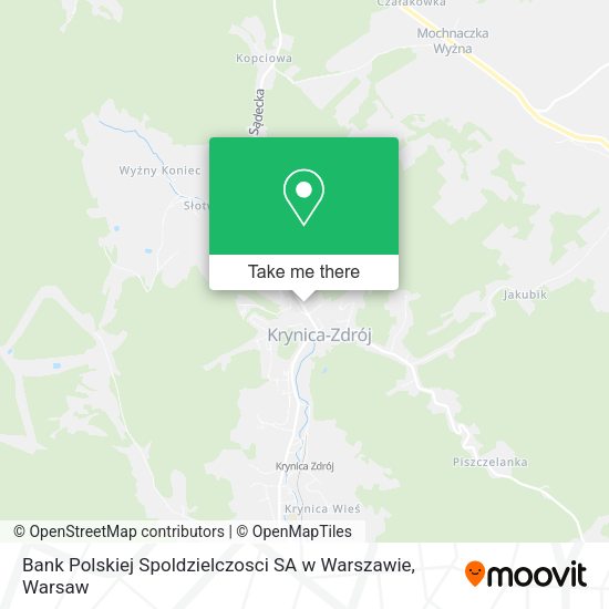 Bank Polskiej Spoldzielczosci SA w Warszawie map