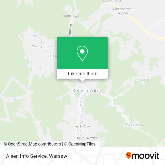 Alsen Info Service map