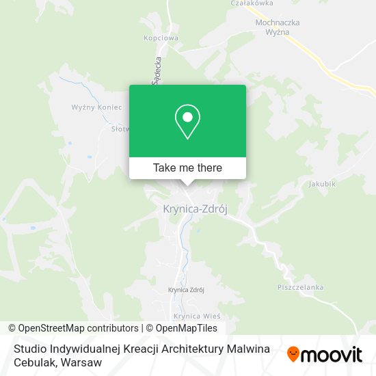 Studio Indywidualnej Kreacji Architektury Malwina Cebulak map