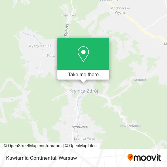 Kawiarnia Continental map