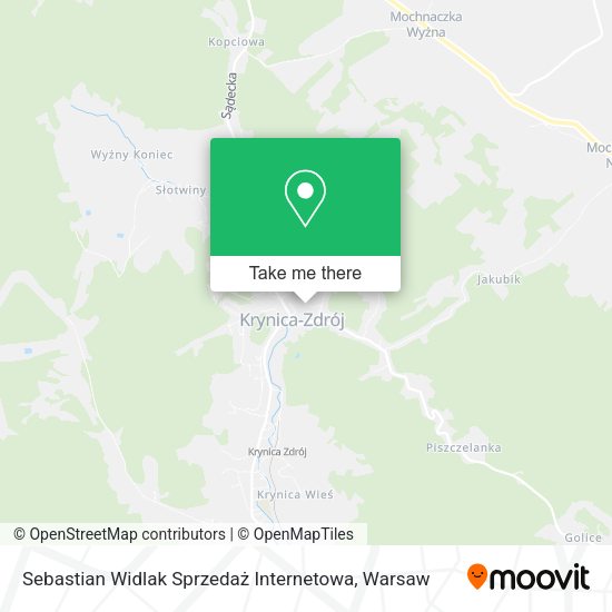 Sebastian Widlak Sprzedaż Internetowa map