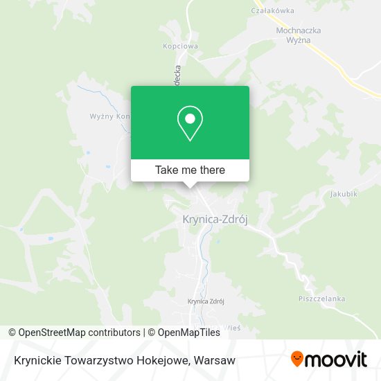 Krynickie Towarzystwo Hokejowe map