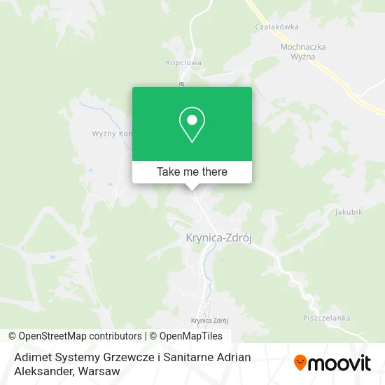 Карта Adimet Systemy Grzewcze i Sanitarne Adrian Aleksander