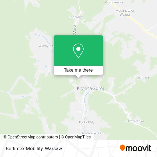 Карта Budimex Mobility