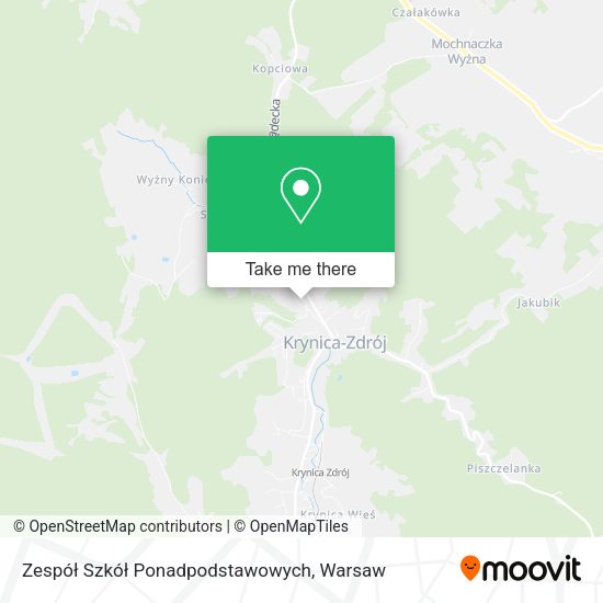 Zespół Szkół Ponadpodstawowych map