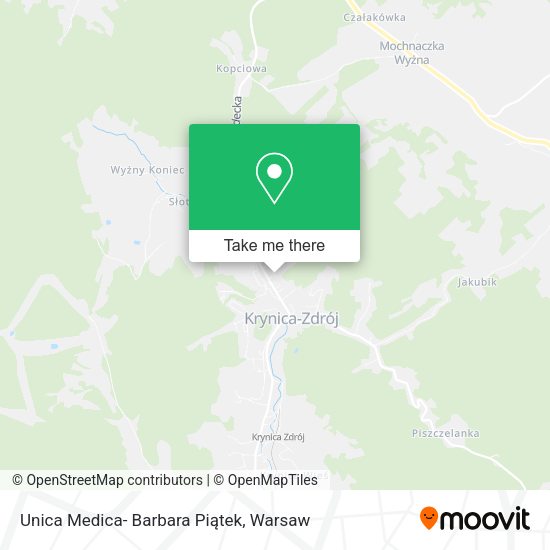 Unica Medica- Barbara Piątek map