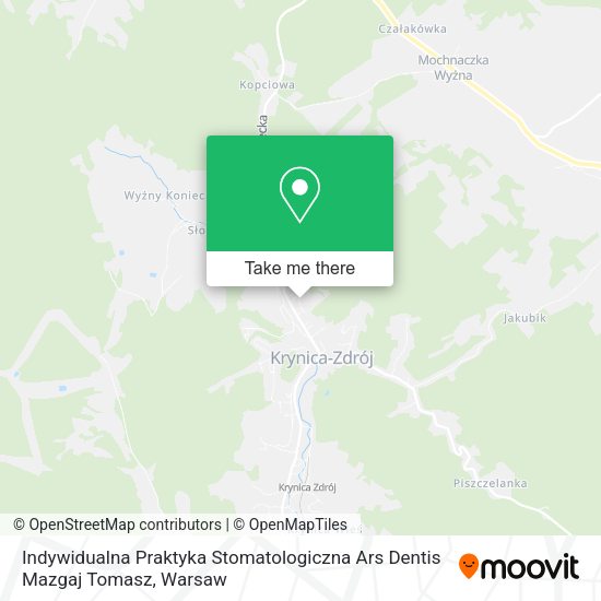 Indywidualna Praktyka Stomatologiczna Ars Dentis Mazgaj Tomasz map