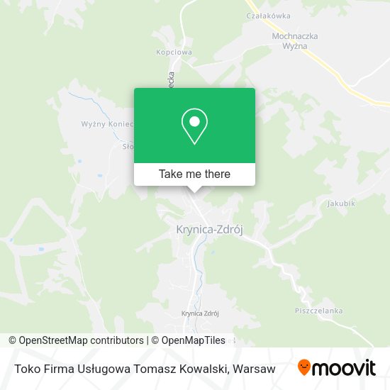 Toko Firma Usługowa Tomasz Kowalski map