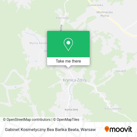 Gabinet Kosmetyczny Bea Bańka Beata map