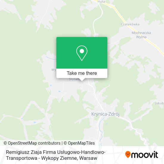 Remigiusz Ziaja Firma Usługowo-Handlowo-Transportowa - Wykopy Ziemne map