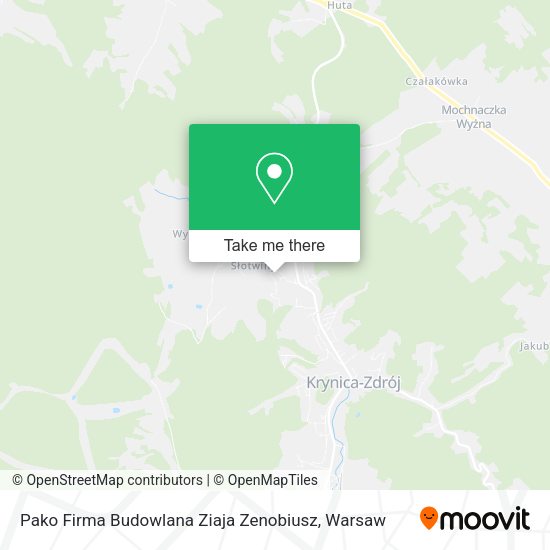 Pako Firma Budowlana Ziaja Zenobiusz map