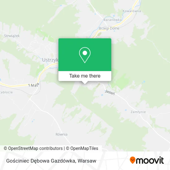 Карта Gościniec Dębowa Gazdówka