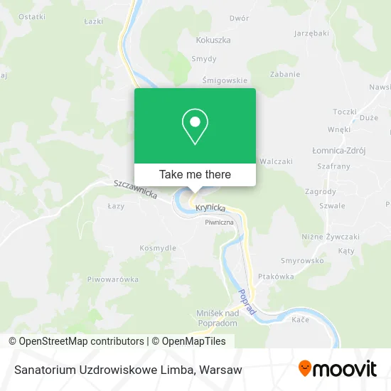 Карта Sanatorium Uzdrowiskowe Limba